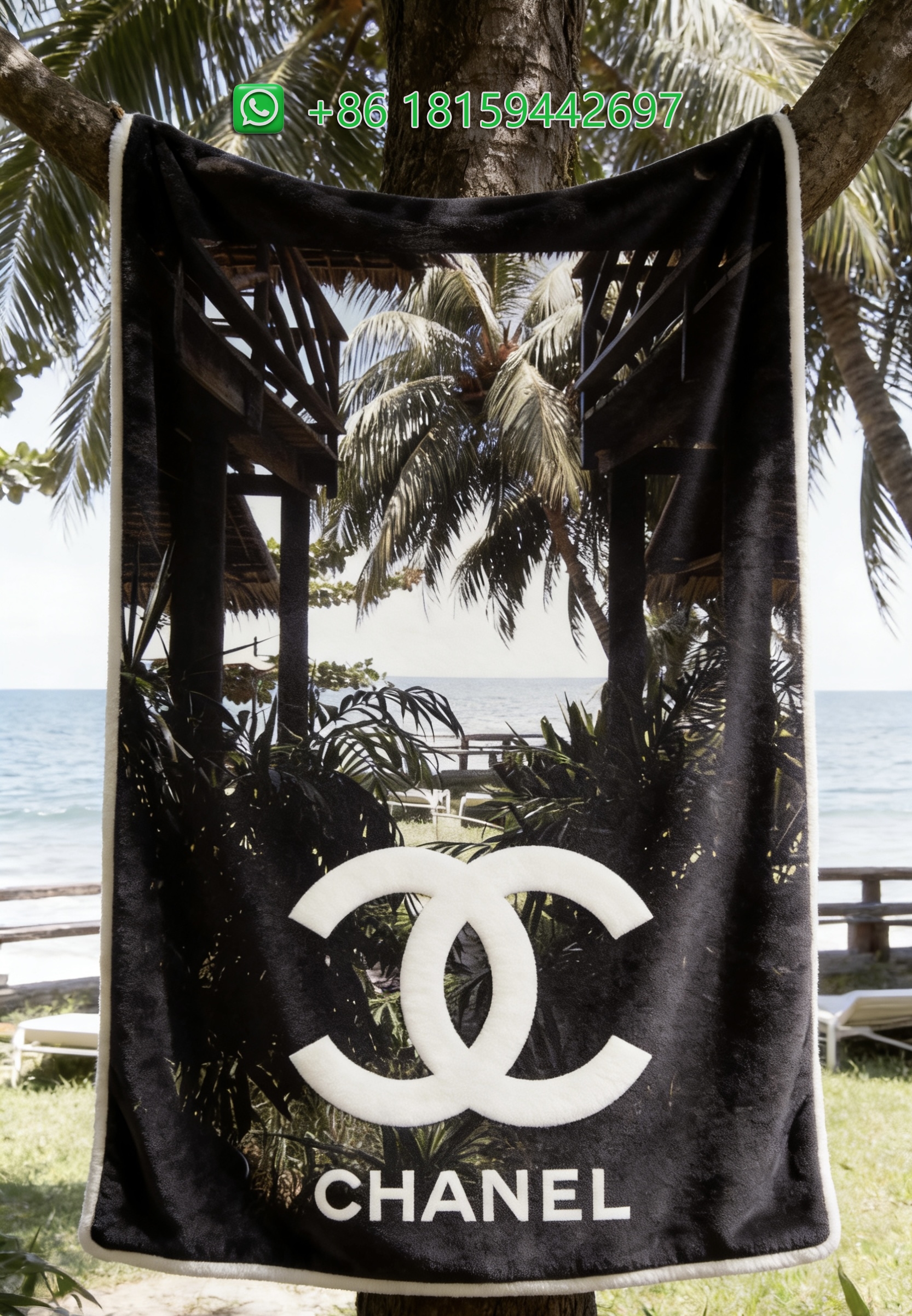 Chanel Throw Blankets